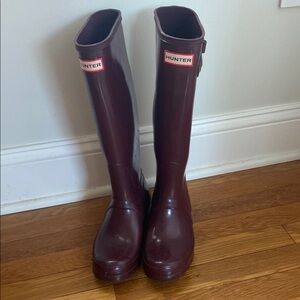 Hunter Women's Winter & Rain Boots - Burgundy